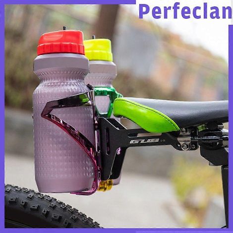 [PERFECLAN] Adaptateur double porte-bidon pour vélo, support de fixation pour tige de selle, accessoires (1/4)