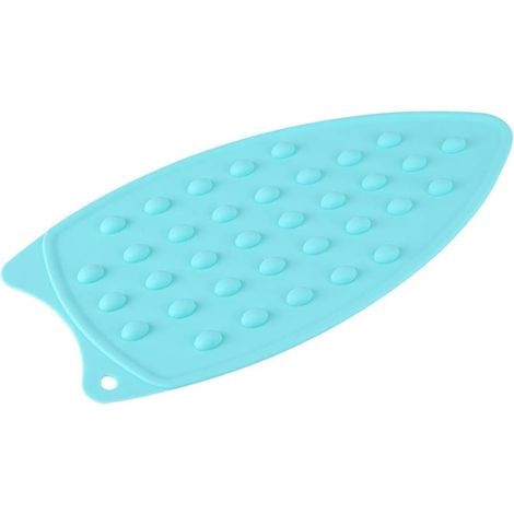 Bügeleisenständer und rutschfeste Silikonmatte, hitzebeständige Bügeleisenmatte für Bügeleisen, Geschirr und Tassen - 40230℃ (qingbi) (1/3)