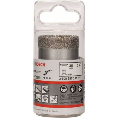 CORONA PORCELANICO SECO 6MM M-14 BOSCH DIAMETRO (mm) 35