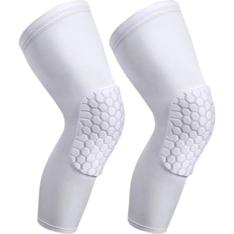 Genouillères de compression longues pour la jambe, protection pour le basketball, le football et le volleyball (paires) Marque : Attoe (1/5)
