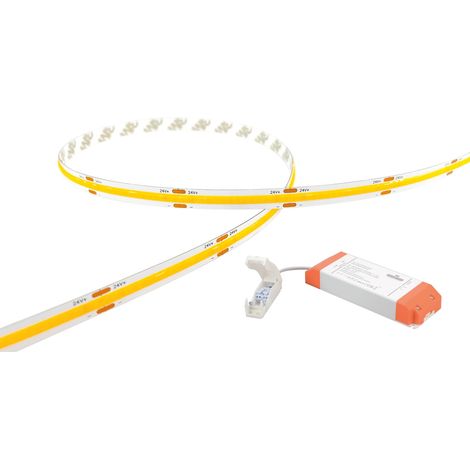 FLEXICOB 15 Ruban 24V LED COB 3000K 83W 7500lm 50000h 120° IRC 90 repiquable ARIC 55504 (1/2)