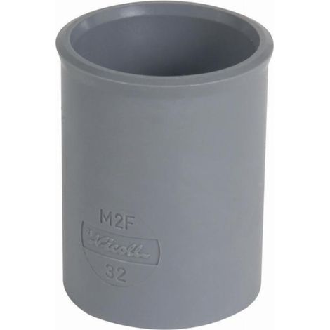 FF-Muffe NICOLL - Graues PVC - Ø 40 mm - M2H