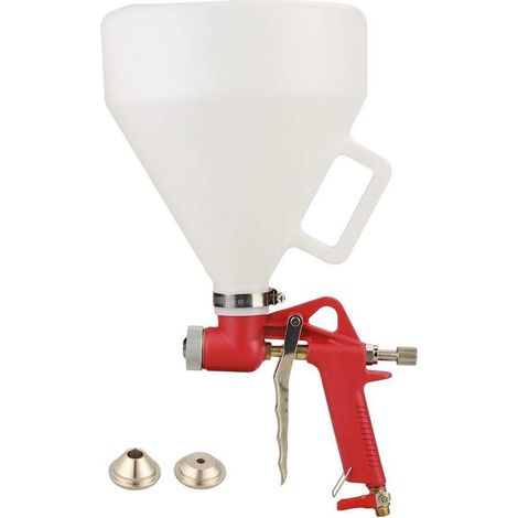 Pistolet à plâtre avec réservoir 6L, pistolet pulvérisateur avec 3 buses pistolet à air comprimé pour plâtre pistolet pulvérisateur pour peinture et peinture, pistolet (1/5)