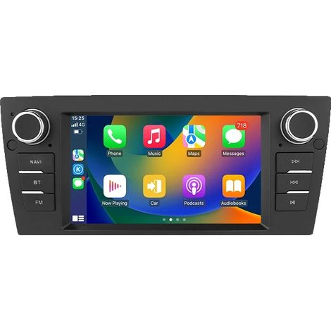 Carplay, Lecteur Multimédia, Intégration Smartphone, compatible avec BMW Série 3 E90 E91 E92 E93 06 - 12, P2 CP-4Core-2G 32G (1/2)