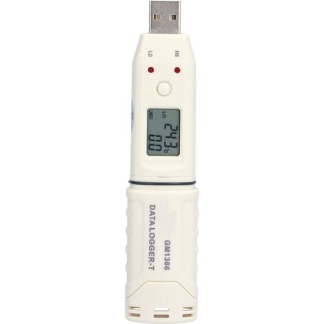 Registratore digitale di temperatura e umidità, USB, LED intelligente, registratore di umidità per ambiente interno (batteria non inclusa)