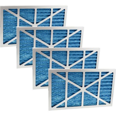 vhbw 4x filtro sostituisce Sparmax 3404 per impianto d'aspirazione - filtro di ricambio bianco / argento / blu