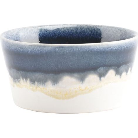 4 Flow Bol 10x5cm Blau - Fine Dining Living