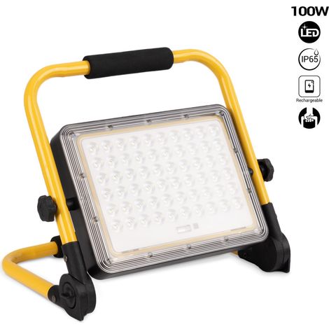 Proyector LED Portátil De Trabajo 100W - IP65 - 6000K - Blanco Frío (1/5)