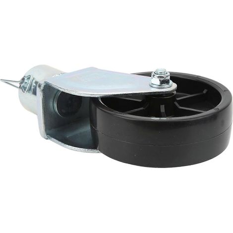 Roue pivotante de 15 cm (6 po) pour remorque, capacité de 544 kg (1 200 lb), roulettes détachables pour camping-car ou bateau (1/5)