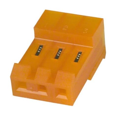 Connettore MTA 156 Femmina 3 Vie Arancione per cavo AWG 18