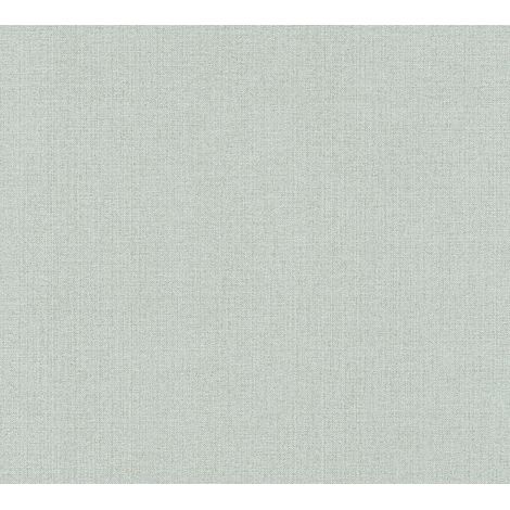 Papier peint Uni Bleu canard Linen Style A.S. Création (1/5)