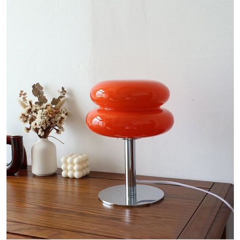 lampe de chevet Lampe de table en verre macaron, gradation trichromatique, lampes de salon, protection des yeux, veilleuse (1/3)