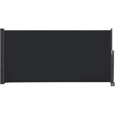 Froadp Ausziehbar Seitenmarkise 120x300cm Einseitig Sichtschutz Markisen Windschutz Gartenmarkise Seitenrollo Paravents für Balkon Terrasse Privatsphäre Dunkelgrau (1/5)