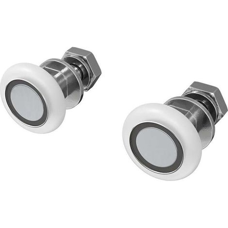 Ravak - Jeu de roulettes de guidage pour cabines de douche, 2 pièces D000000043 (1/2)
