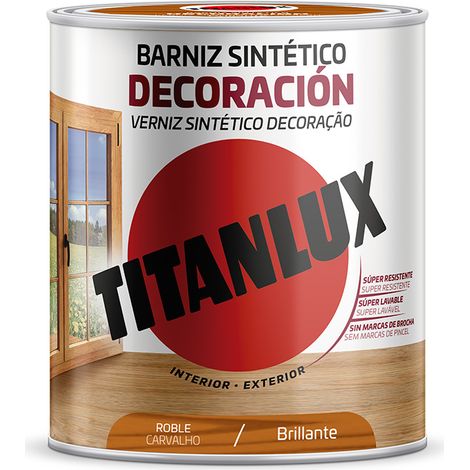 Vernice sintetica rovere decorazione lucida 750 ml titanlux m10100234