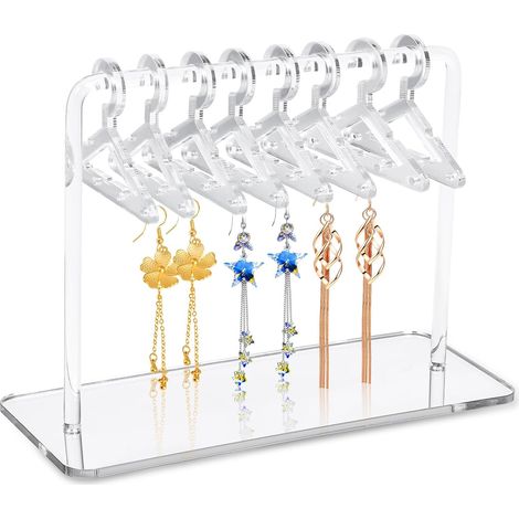 Support de Boucle d'oreille, Support de Boucles d'oreilles en Acrylique, présentoir de Boucles d'oreilles, Rangement de Bijoux pour les Femmes et les Filles