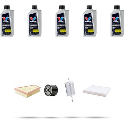 Kit tagliando 4 FILTRI e 5L OLIO compatibile con Renault Clio II 1.6 16V 79kw Dal 1998 (1/5)