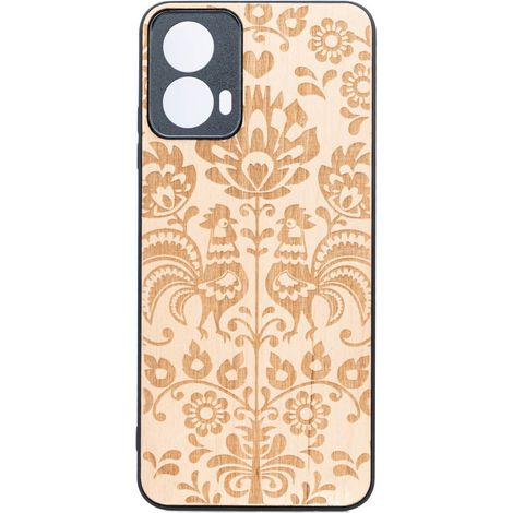 Bewood Holzkoffer für Motorola G34 5G Polnisches Volks-Aniegre (1/2)
