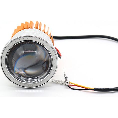 Angel eye and demon eye lens headlights for electric vehicles, motorcycles, scooters, universal high beams, low beams, LED headlights with turn signals