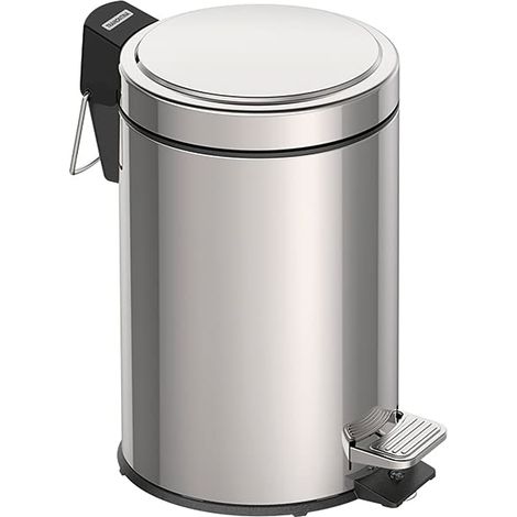 Poubelle à pédale en acier inoxydable, 3 l, poubelle de cuisine (1/5)