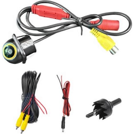 Cámara de visión trasera para coche AHD 720P con lente ojo de pez de 150 grados, cámara de marcha atrás con visión nocturna y resistente al agua. (1/5)