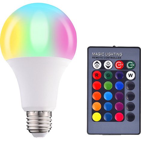Ampoule LED Intelligente Tuya 15W A70 E27, Contrôle App+Bluetooth, RGBW Dimmable avec Mémoire, AC85-265V (1/5)