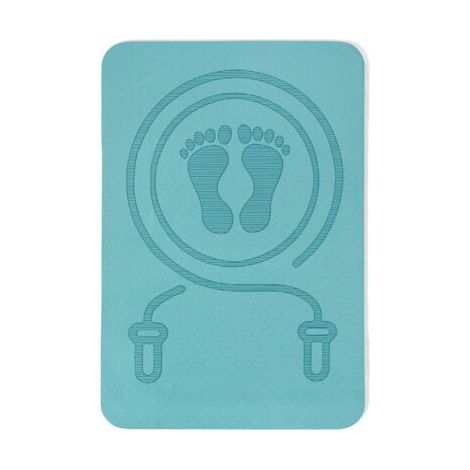 (Vert) Tapis de corde à sauter, tapis de fitness antidérapant et amortissant, équipement de fitness à domicile, 40 x 60 cm (0,6 cm d'épaisseur) (1/5)