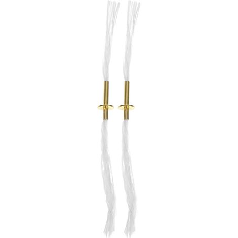 Extended Burn Time 2 Pieces Alloy Wick Tubes High Combustion Stability 12-14cm for Kerosene Lamp Suitable for Alcohol Burner and Oil Lamp (1/5)
