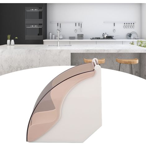 Weißer, staubdichter Kunststoff-Filterhalter mit Deckel für Filterkaffee Filterhalter Aufbewahrungsbox für Kaffeefilter. (1/5)