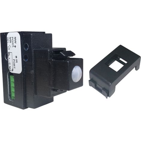 Sirsen a doppia tecnologia filare universale compatibile Gewiss Playbus nera - DT-KEY