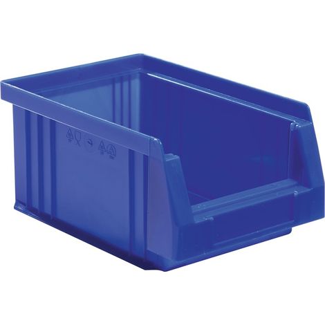 Sichtlagerkasten PLK L164xB105xH75mm PP blau LA-KA-PE