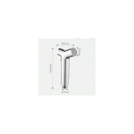 Handbrause für Bidet, Handbrausekopf für Bidet, verstellbare Toilettenbrause, tragbare Toilettendusche für Bidet - Crezuo