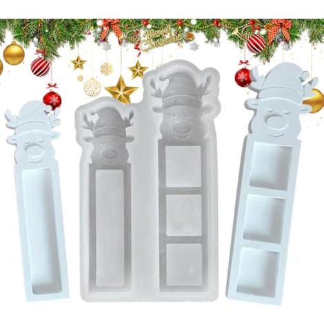 Moules de Noël en Silicone Outil de Création Facile à Démouler Antiadhésif (1/5)