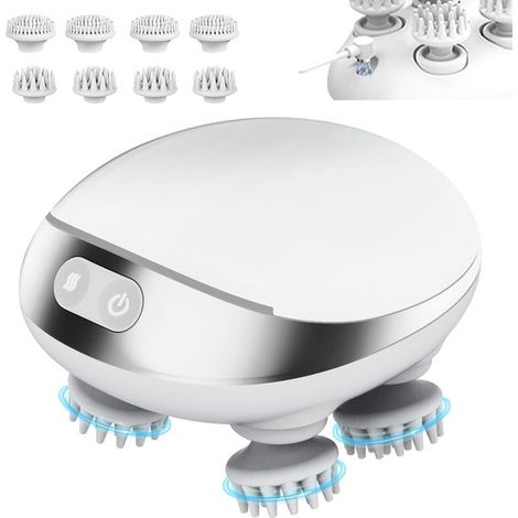 Masajeador eléctrico para el cuero cabelludo 5 en 1 para promover la relajación y el crecimiento del cabello. (1/5)
