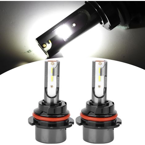 Konvolut von 2 LED-Lampen 9004 60W L8 Umrüstscheinwerfer, Fernlicht, Nebelscheinwerfer, leistungsstarke Fahrzeugbeleuchtung (1/5)