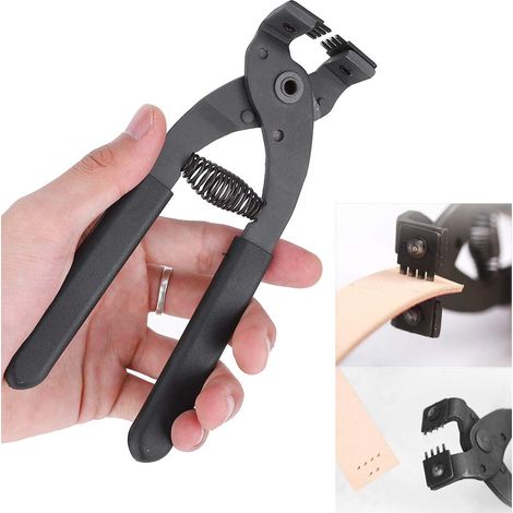 Kit de poinçons pour cuir 4 points - Outil de bricolage pour tapisserie (1/5)