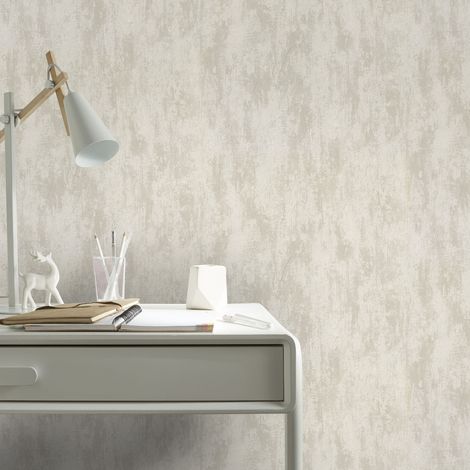 Papier peint intissé Raven 1005 x 52cm Gris/taupe (1/5)