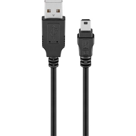 Câble GOOBAY USB 2.0 Hi-Speed A/miniB 93623 1,5m noir