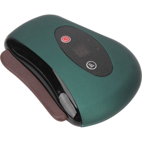 Appareil de massage Gua Sha chauffant à 9 niveaux de vibration, aiguilles de pierre chaudes, compresse chaude, outil de massage léger rouge (1/5)