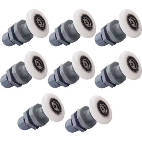 8 Pcs Shower Door Rollers Sliding 19mm Rollers for Bathroom Glass Door Sliding Rollers (1/5)