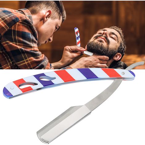 Porte-rasoir de voyage pliable en acier inoxydable - Support pour rasoir manuel homme (1/5)