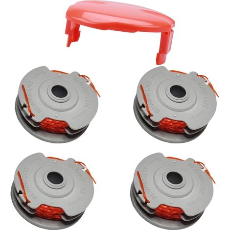 5er-Pack Rasentrimmer-Spulenkappen, kompatibel mit FLY021, praktische austauschbare Spulenkappen für Contour 500, 600, 700 FLY060 Rasentrimmer, 4 x Z + 1 g