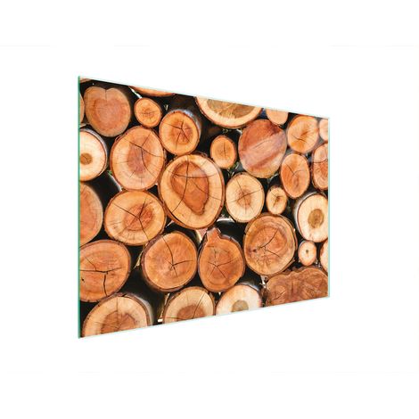 Planche à découper en verre 30x22 bois (1/5)