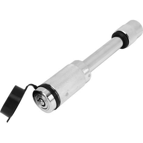 Enganche de remolque plateado atornillable con pintura electroforética resistente al desgaste para vehículos, barcos y autocaravanas.