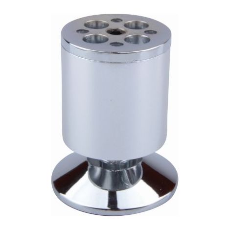 Pata de mueble ajustable FA003 de 80 mm, cromo mate/brillante SANS MARQUE