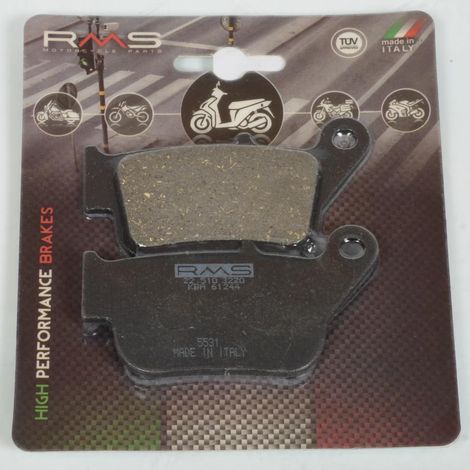 Plaquette de frein RMS pour Scooter Yamaha 250 X-Max 2014 à 2016 (1/3)