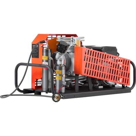 VEVOR Compressore deAria PCP da 30 MPa Compressore Subacqueo PCP, Portata deAria 60 L/min con Arresto Automatico e Sistema di Raffreddamento a Ventola per Bombole Subacquee, Antincendio