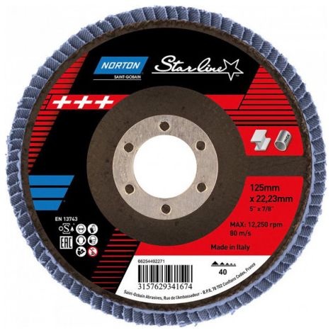 Disque lamelle Starline 125 mm P40 (1/2)