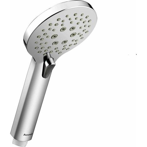 -Pomme de douche rosace triple fonction chrome pour douche main (douche simple) (1/5)
