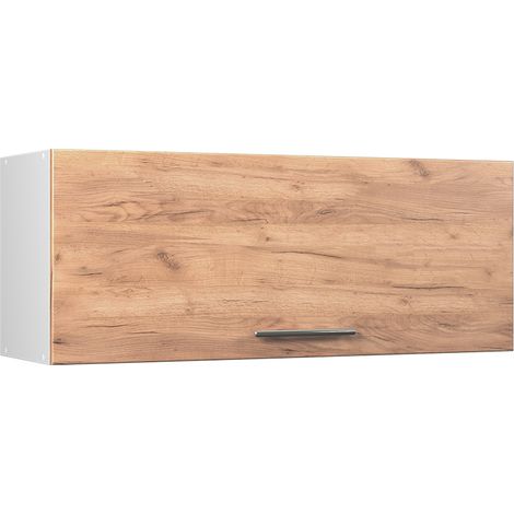 Pensile da cucina Fame-Line, Rovere dorato/Bianco, 100 cm, PL Rovere, Vicco (1/5)